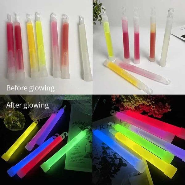 1 piece of 6-inch glow stick chemical lamp industrial grade glow stick color party club camping Christmas light X2504021