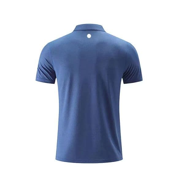 Outdoor Men's Polo Shirt Mens Quick Dry Sweat-Wicking Top Male Short Sleeve High Quantity