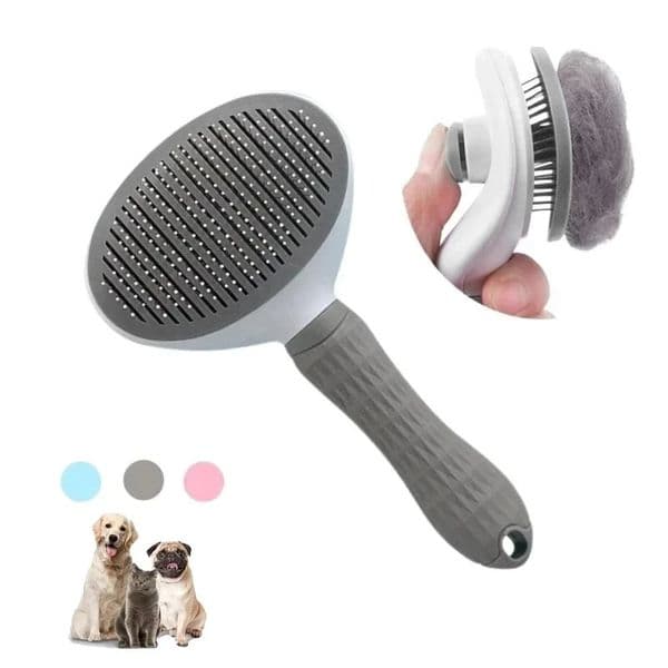 Pet Cat Hair Brush Dog Comb Grooming And Care Stainless Steel For Long Cleaning Pets Accessories 240808