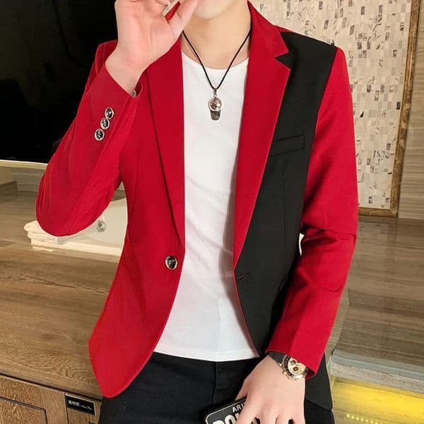 Men Blazer Slim Fit Autumn Suit Jacket Casual Streetwear Masculino Fashion Formal Hombre Clothing 240807