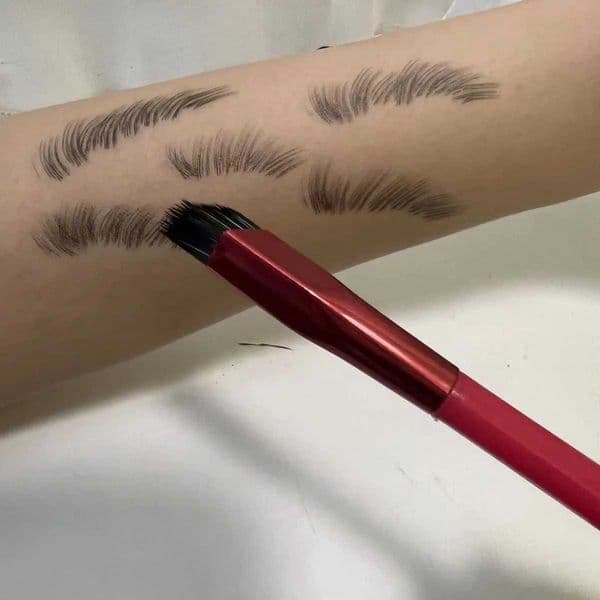 Wild Eyebrow Brush Multifunction Simulated Eyebrow Hair Makeup Brush Contour Eyeshadow Concealer Square Make Up Brushes Y240807