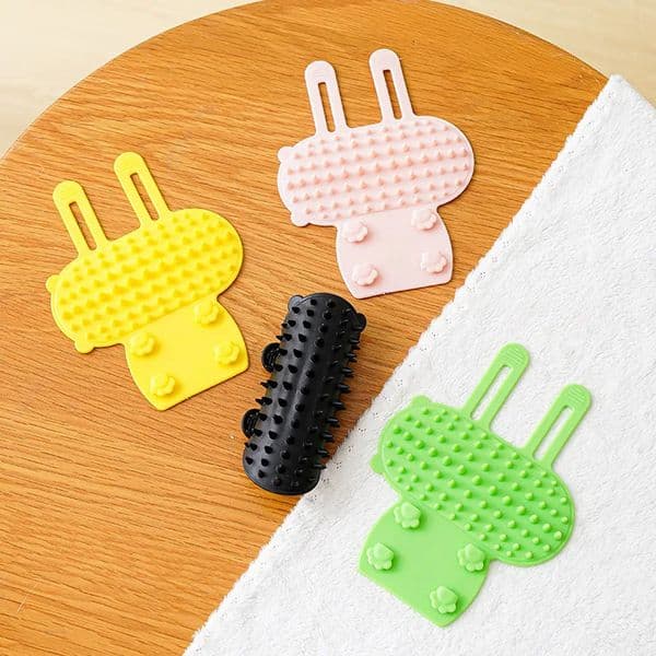 Pet Cat Massage Comb Cats Scratching Rubbing Brush kitten Grooming Self Cleaning Wall Corner Scratcher Combs 240808