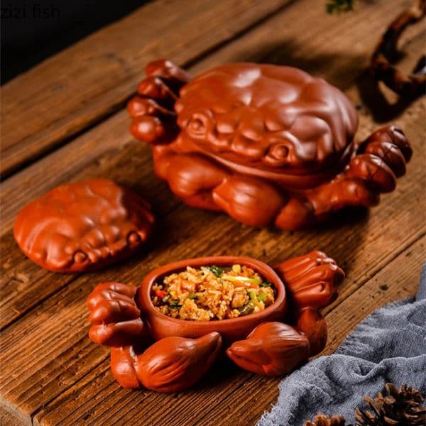 Crab Shell Shaped Ceramic Plate Dessert Bowl Tableware Decorative Bowls Breakfast Bowls Fruit Plate Salad Bowl Sushi Plates Tray 240808