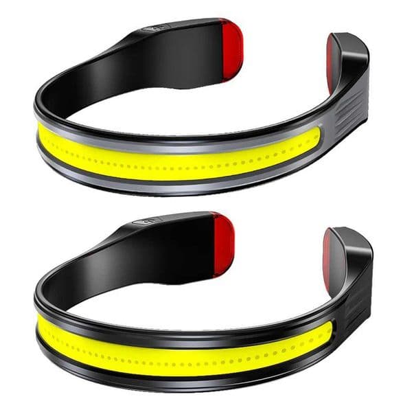 LED Headlamp Headlight Rechargeable Work Light Head Lamp COB 230 Degree Wide Angle 3 Modes Floodlight Headlight For NightCL240807
