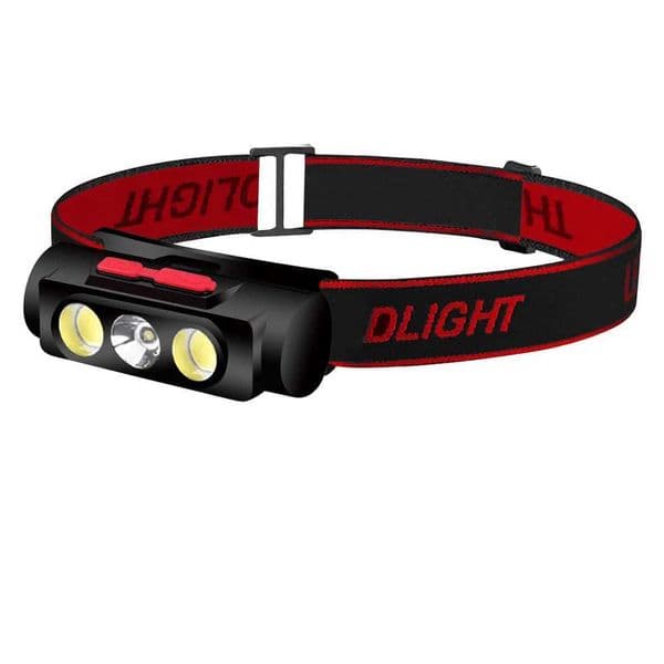 MINI Type C USB White Red LED 18650 Battery Hunting Portable headlight Fishing 6 Modes Torch head lamp Headlamp Flash light headCL240807