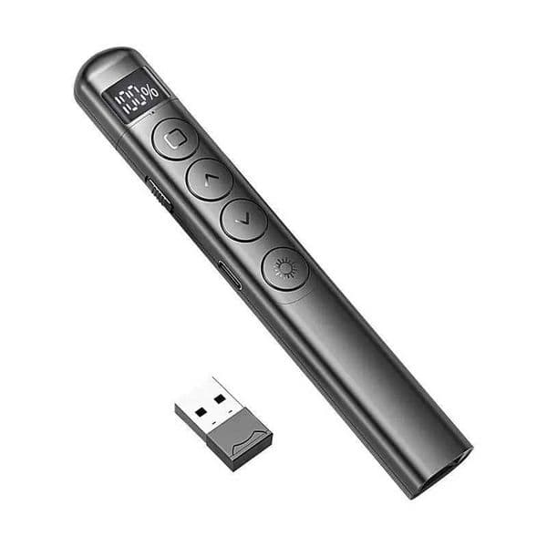 Flip-pen Presentation Clicker RF 2.4GHz PowerPoint Clicker Laser pointer pen Hyperlink Control Wireless IR Red Light PresenterM240809