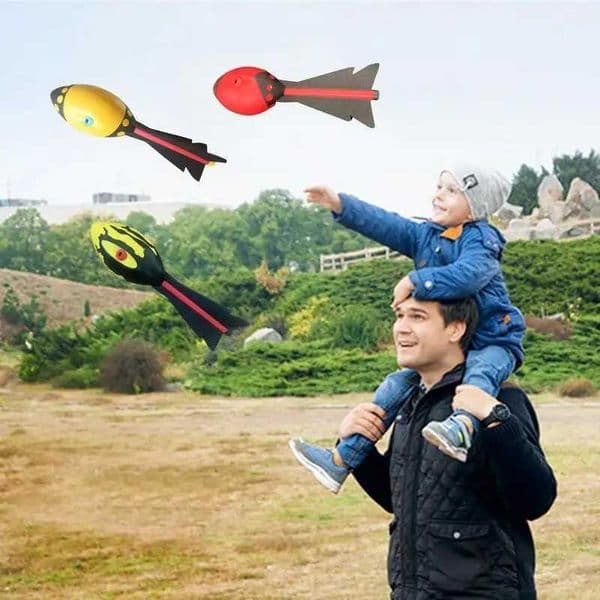 Torpedo Throwing Ball PU Foam Vortex Football Childrens Outdoor Throwing Toy Javelin Ball Rocket Darts Toy Torpedo Game Y240807