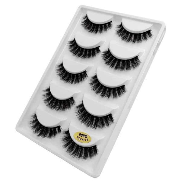 3/5 Pairs Fluffy Mink Eyelashes Thick 3d Lashes False Eyelashes Dramatic Wispy Flared Eyelash Makeup Eyelash Extension G600M240806