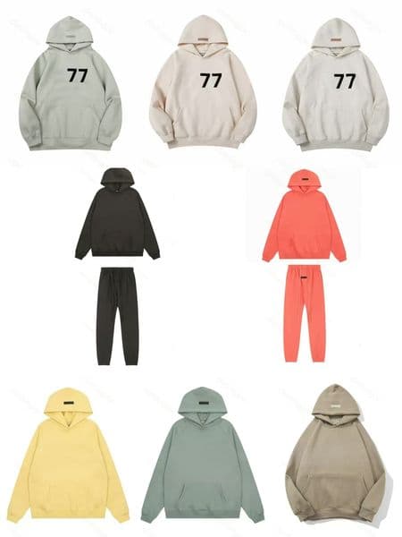 Designer Hoodie Mens Hoodie Designer Brand Clothing Pure Cotton Wool Loop High Quality Printed Loose Male And Female Couple Two-Piece Set Sweatshirt US Size S-XL