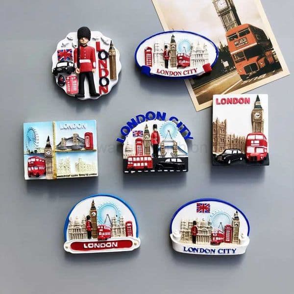 Country Fridge Magnets UK London Building Fridge Magnet Sticker World Travel Souvenir Magnetic Magnet Birthday GiftXJ240809