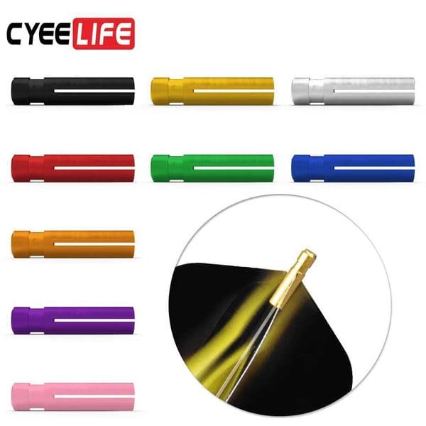 CyeeLife 12PC Aluminum Dart Flight Savers Protectors Dart Accessories Darts tool Multiple colors available Y240807