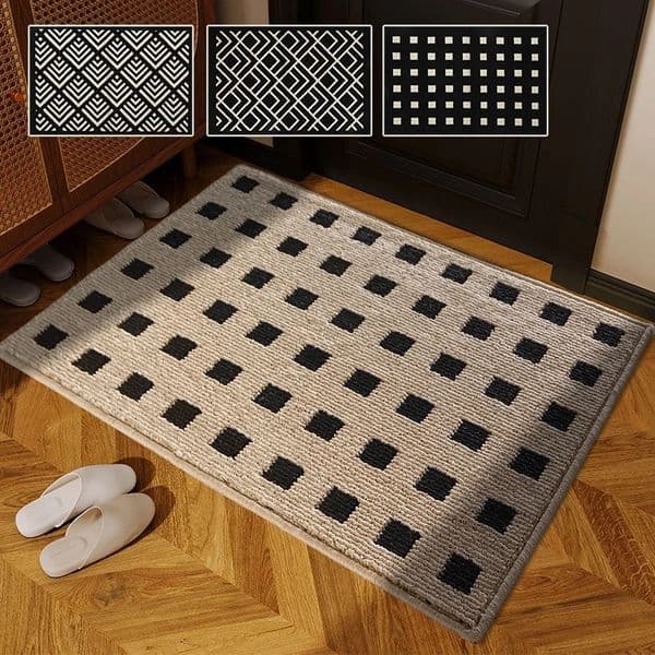 Entrance Door Floor Mat Home Nonslip Clean Area Rug bathroom Washable Doormats Decoration Carpet For Kitchen Living Room 240802