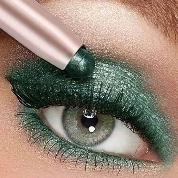 Color eye shadow stick pink brown green black eye shadow pencil high gloss pearl eye shadow stick waterproof stage makeup 240808