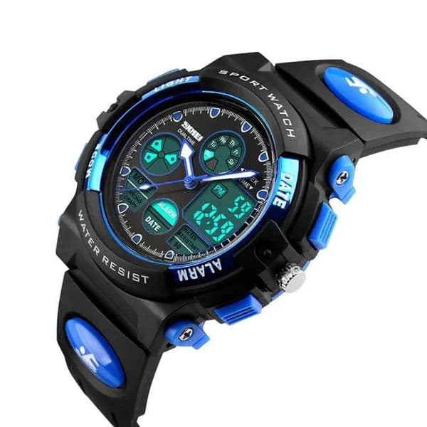 2026 New New Fashion Kids Wristwatch Children Multi Function Sport Dual Display Watches Waterproof Digital Wacth For Students Y240809 Designer Free Sh