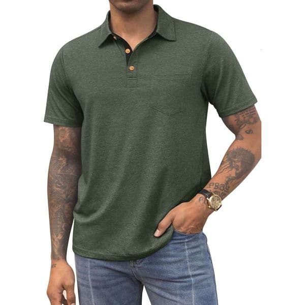 Fashion Mens Polo shirt Casual Fashionable and cool Quick Dry Polo Shirts Collared T-shirt Polos shirts tshirt Casual tops summer clothes Short sleeve Free shipping