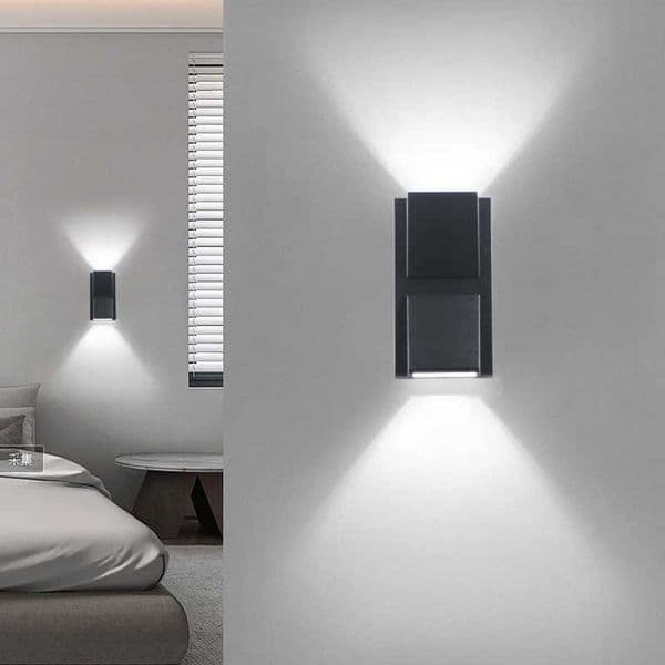 6W LED Wall Lamps Waterproof Outdoor Interior Modern Wall Lights For Bedroom Balcony Garden Porch Light AC90-260VCL240809
