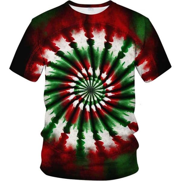 Mens T shirt Novelty Colorful Psychedelic Patterned Shirt Casual Tie-Dye Spiral T-Shirt shirts tshirt graphic tee tops summer clothes Short Free shipping