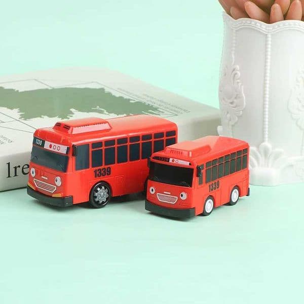 Plane 4Pcs Tayo The Little Bus Cartoon Pull Back Car Toy Set Kids Educational slot car Gift 8596526