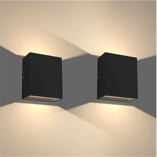 Waterproof LED Wall Lamps for Indoor and Outdoor Up and Down Wall Sconces Dual-Head Aluminum LampCL240809