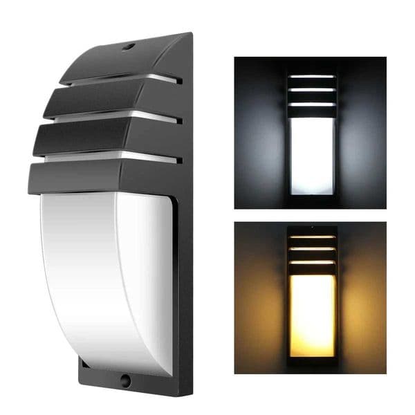 1pc Hard Wired Black Wall Light 3000K Modern LED Wall Light For Living Room Indoor/Outdoor Waterproof Up And Down Wall LightCL240809