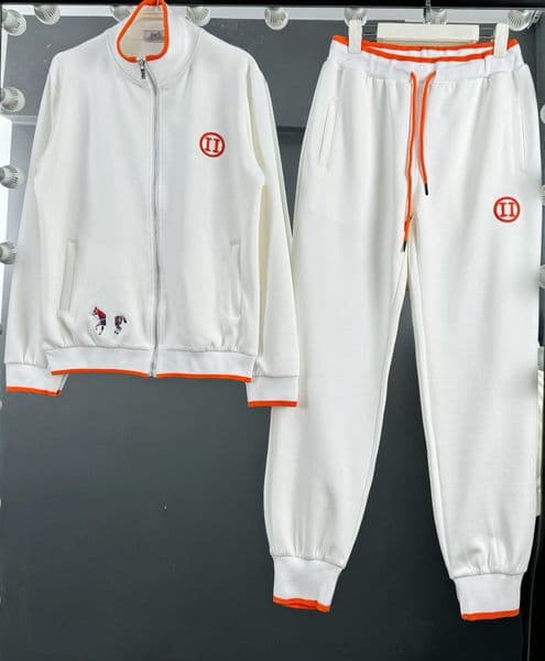 Women's designer autumn and winter women's high-end casual sports suit fashionable hooded sweatshirt and trousers two-piece set