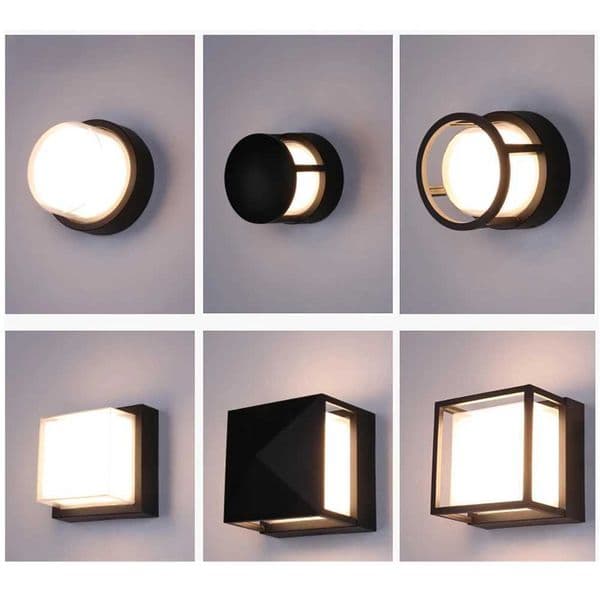 Led Outdoor Wall Light Waterproof IP65 No Motion Sensor Led Outdoor Lighting Porch Lights Balcony Garden Light Outdoor Wall LampCL24809