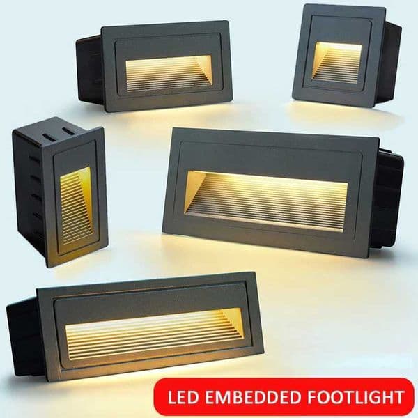 3W/6W Minimalist LED Wall Lamps Embedded Side Mounted Staircase Step Floor Lights Courtyard Step Outdoor Decorative LightingCL240809