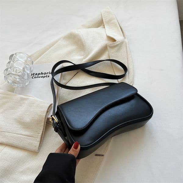 Shoulder Bags Vintage Leather Crossbody For Women 2024 Brand Designer Female Small Flap Underarm Bag Armpit Handbags And Purses