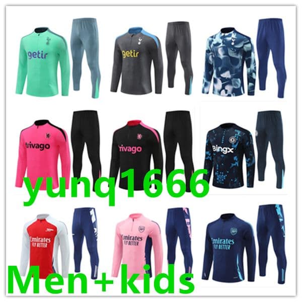 24 25 spurs soccer jersey training DELE SON HAM BALE KANE HOJBJERG BERGWIJN LO CELSO2024 men kids Long sleeve football tracksuit Sportswear kit