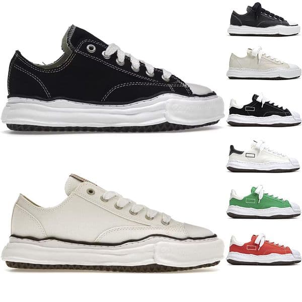 Peterson OG Sole Men Women Designer Shoes Low Cut Casual Black Canvas Leather Chunky Sole Sneakers Mens Vulcanized Walking Skate Trainers Q260425