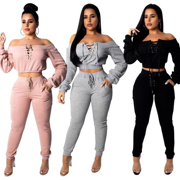 tracksuit for women two piece set long sleeve hoody pants 2 piece set for female winter two pieces sets womens suits 240810