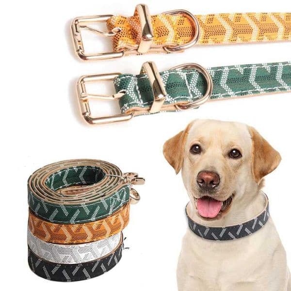 Dog Collars Leashes PU leather pet collar cute dog and cat necklace personalized collar for cat and dog belts pet supplies accessories seat belts T240813
