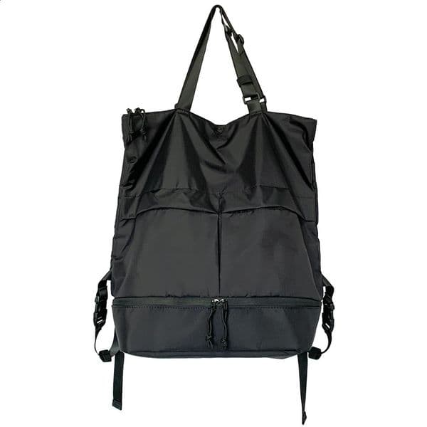 Unisex backpack large capacity student nylon waterproof womens fashionable portable casual handbag 240813