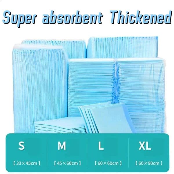 120 thick absorbent dog training pads disposable pet diapers cat urine pads leak proof pet urine pads quick drying 240812