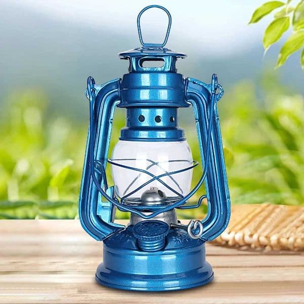 Camping Kerosene Lamp Portable Outdoor Atmosphere Lighting Tent Lanterns with Handle Vintage Oil Burning Table Hurricane Lamps X2503071