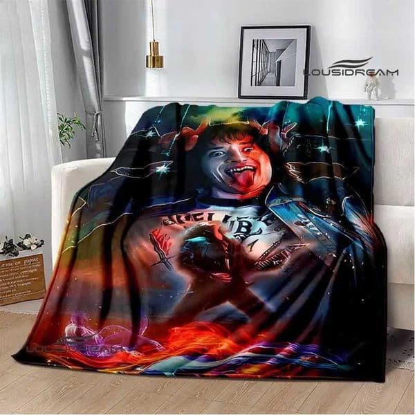 EDDIE MUNSON Printing Blanket Flannel Blanket Soft and Comfortable Blanket Home Travel Blanket bedding Birthday GiftXJ240813