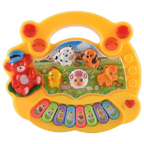 Early Education 1 Year Olds Baby Toy Animal Farm Piano Music Developmental Toys Baby Musical Instrument for Children Kids Y240813