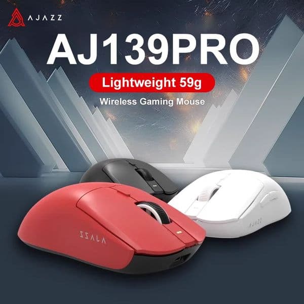 AJAZZ AJ199 MC/AJ139PRO/I309 2.4GHz wireless optical mouse with USB receiver Gamer 26000DPI 6-button mouse suitable for PC laptops 240810