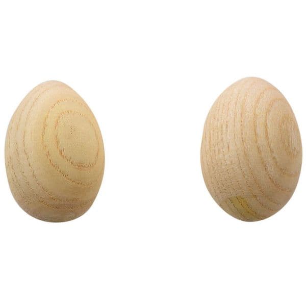 Musical Percussion Instruments Wooden Egg Shakers Rhythm Rattle for Baby Kids Pack of 2 Y240813