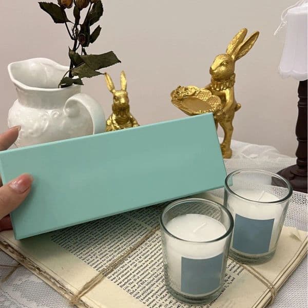 Top Scented Candle 2Pieces /Set Aromatherapy Candle With Gift Box Home Decoration For Proposal Home Fragrances Gift