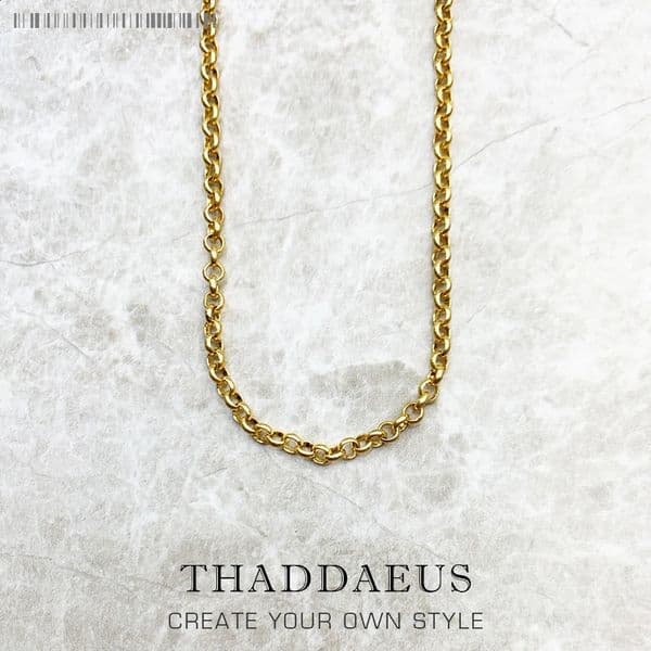 Round Belcher Chain Necklace Strand Fashion Jewelry Europe Style Gold Bijoux Gift For Men Women 240812