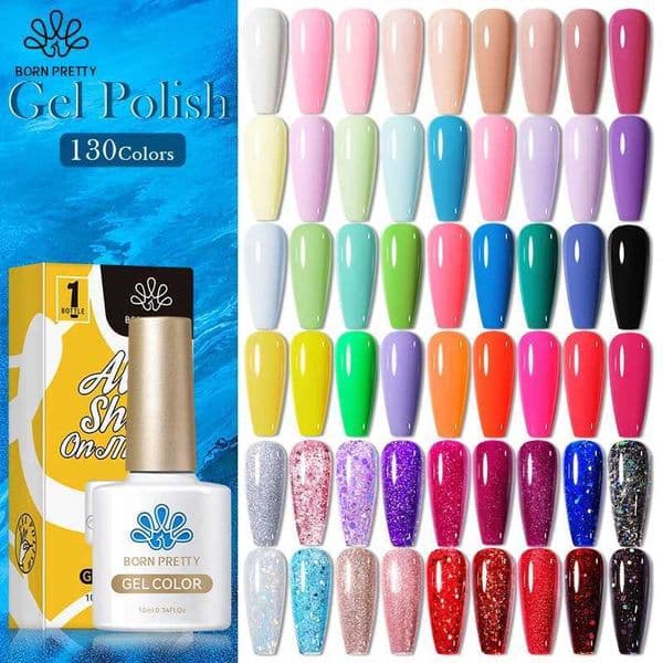Gel Nail Polish Set BORN PRETTY 10Ml Trendy Spring polygel Summer Polish Pink Blue Purple Gel UV LED Vernis Semi