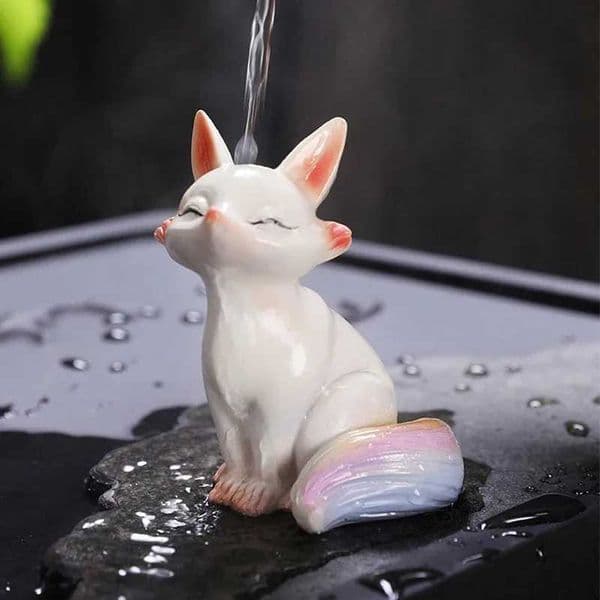 Fox Tea Play Desktop Decoration Tea Set Tea Ceremony Accessories Little Fox Color-changing Tea Pet Ornament Creative HomeXJ240814