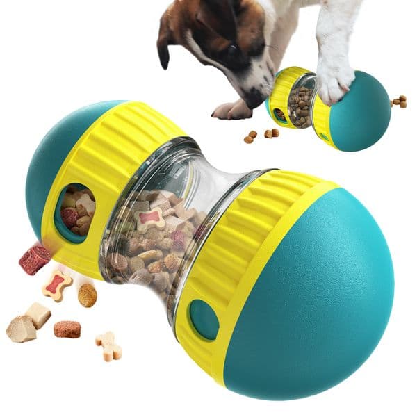Pet Mind Games - Engaging Rotatable Dog Treat Dispenser Toy for Enhanced Activity and Exercise