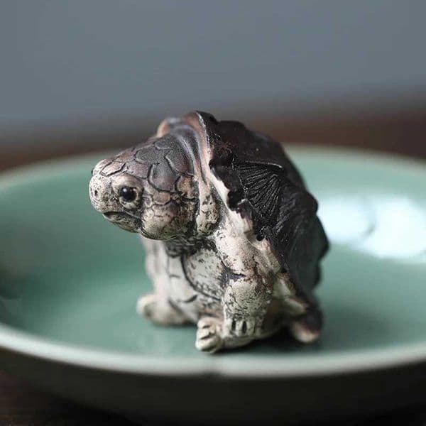 Tea Pet Crocodile Turtle Decoration Handmade Can Be Raised Tea Ceremony Tea Set Accessories Tea Table Tea Play TurtleXJ240814