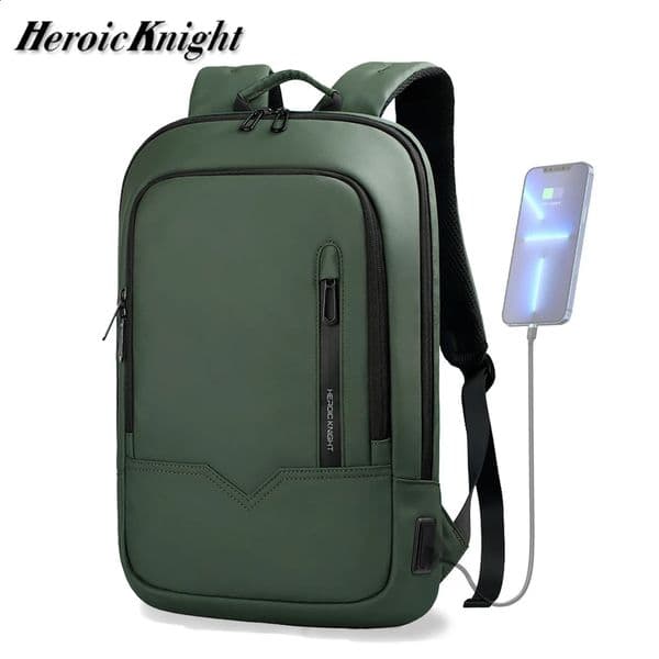 Heroic Knight Men Business Backpack Multifunction Slim Laptop Bags For Women outdoors Waterproof pack Aesthetic Backpack 240813