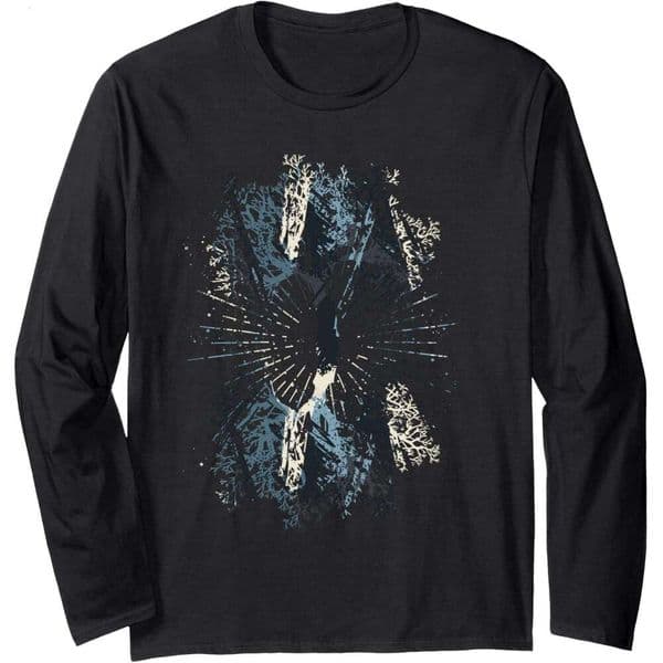 Long Sleeve Shirts For Men Sweatshirt Nature Wildlife Outdoors Reflection Tree Forest Graphic Tee Streetwear Casual Tops Clothes sweatshirts