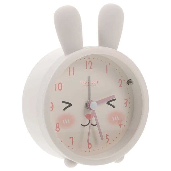 Clock Alarm Light Kids Night Bunny Travel Cute Table Desk Kitten Clocks Rainbow Girl Portable 12 S Bedroom Ages Lovely AestheticM240814
