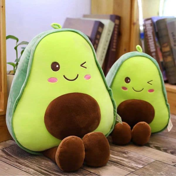30-85cm Avocado Plush Toy Cute Avocado Pillow/Soft Cushion Fruit Filled Doll Toy Children Adult Throwing Pillow Birthday Gift W240816