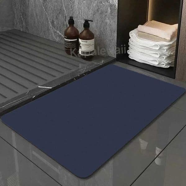 Diatomaceous Bathroom Mats Earth Diatom Mud Bath Mat Super Absorbent Toilet Carpet Door Foot Mats Bath Rubber Shower Rug PadM240816